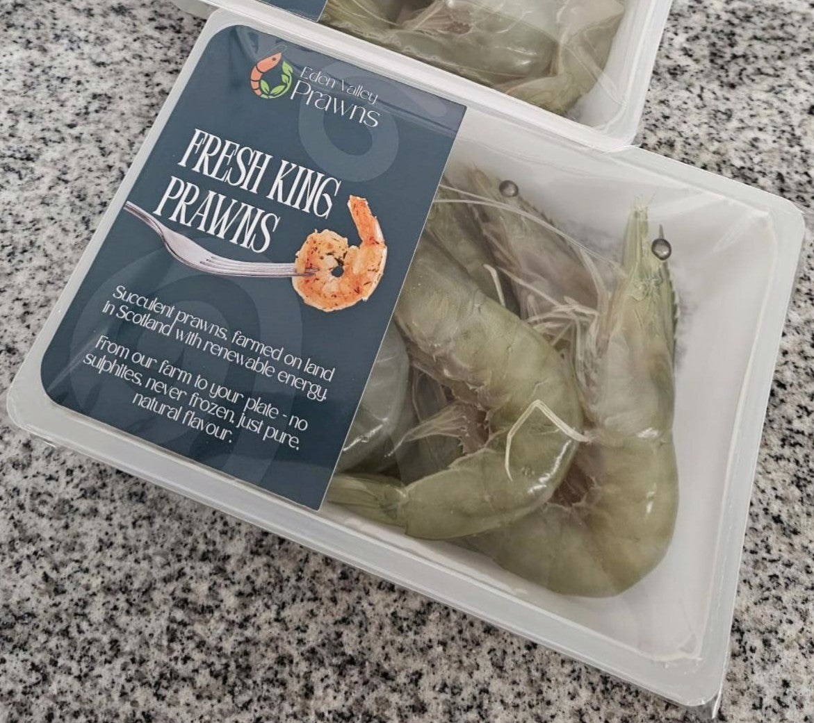 Fresh Scottish King Prawns 250 g: Ideal for 1–2 people